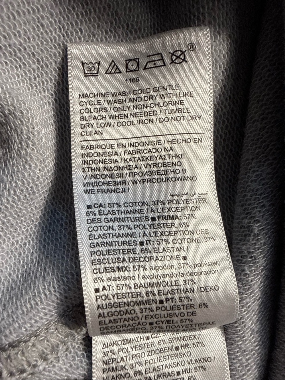 Large Athleta Women’s Gray Drawstring Jogger Sweatpants Cotton Travel Lounge - Picture 7 of 11